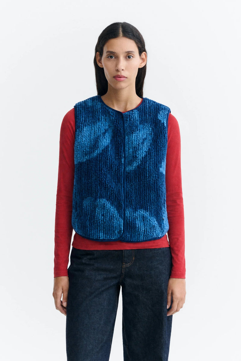 Weste Jay Blue Lotus Jacquard