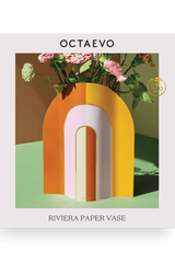 Papier Vase Riviera Bogen