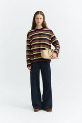 Longsleeve Emily R Rex Yarnd Dyed Multicolor