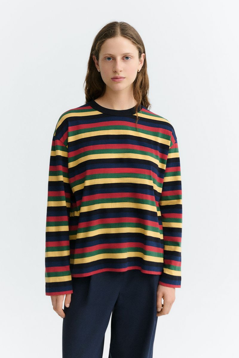 Longsleeve Emily R Rex Yarnd Dyed Multicolor