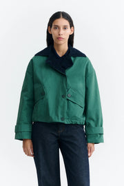 Jacke Norma Dark Green And Navy Multicolor