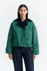 Jacke Norma Dark Green And Navy Multicolor