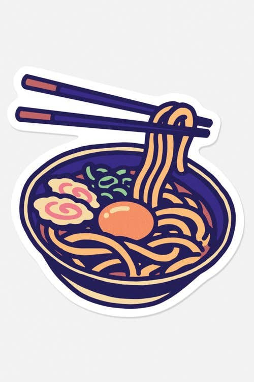 Sticker „Udon Bowl“