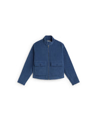 Jacke Delia Delft Blue Corduroy