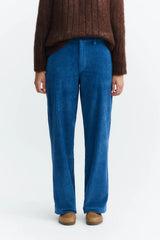 Hose Serena Delft Blue Corduroy