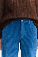 Hose Serena Delft Blue Corduroy