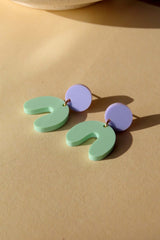 Ohrschmuck Arch Green Lilac