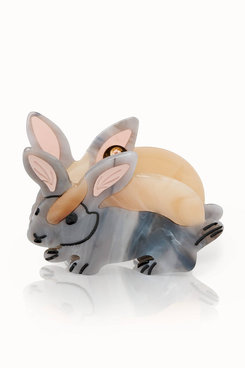 Haarklammer Hase