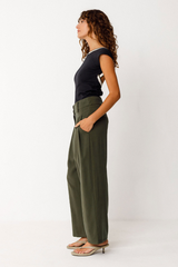 Hose Pantalon Esti Bottle Green