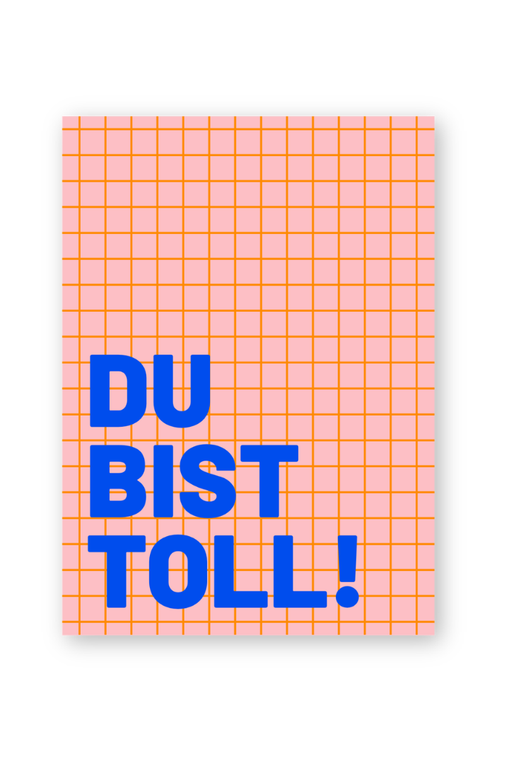 Postkarte "DU BIST TOLL"