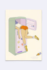 Postkarte "Too hot"