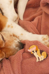 Bügelbild Beagle Hearts