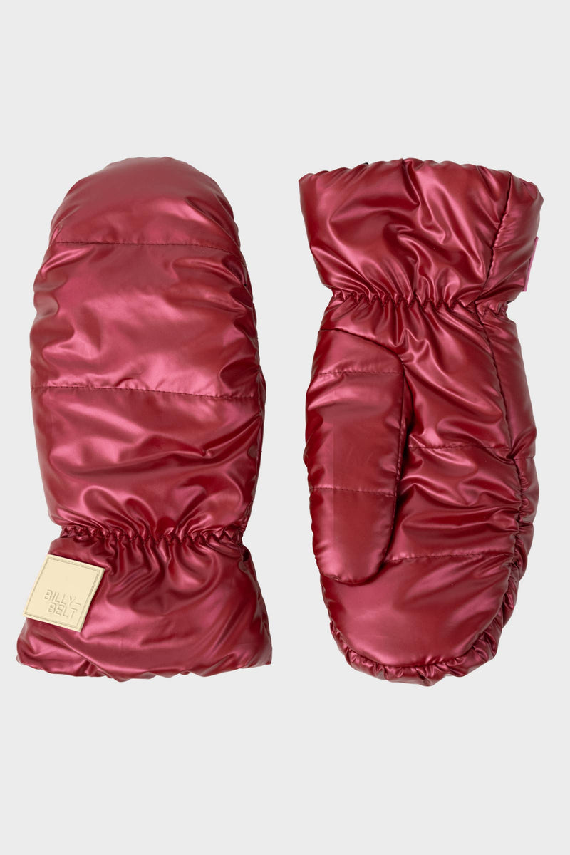 Handschuh-Fäustlinge Metallic Red