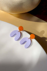 Ohrschmuck Arch Orange Lilac