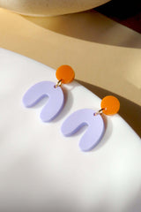 Ohrschmuck Arch Orange Lilac