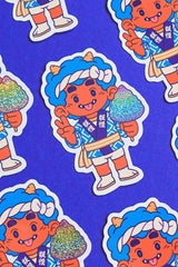 Sticker "Berry Zuckerwatte"