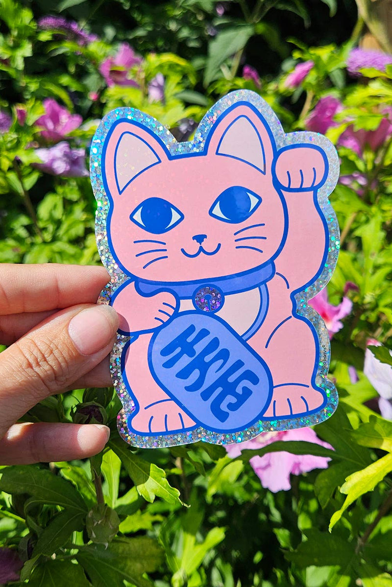 Sticker Maneki Neko Glückskatze