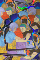 Sticker "stronger together"
