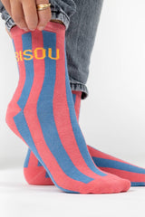 Socken Striped Bisou
