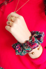 Scruncie CLLEO - Golden Flowers Multicolor