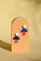 Ohrschmuck French Blue Neon