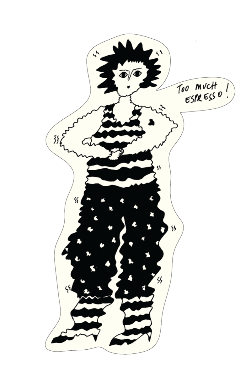 Sticker "Too Much Espresso"