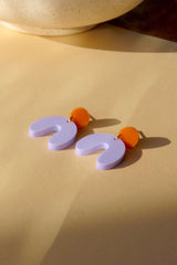 Ohrschmuck Arch Orange Lilac
