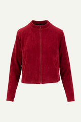 Jacke Trainer Jolly Zip up fine needle red