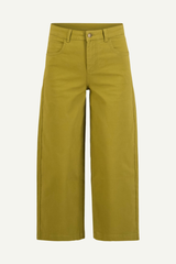 Hose High Waist Culotte disco legs green