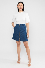 Rock Coquetry Charm Ocean Indigo Denim