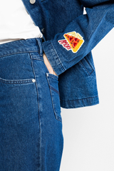Jacke Love Shack Ocean Indigo Denim Embroidery