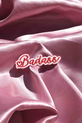 Bügelbild Patch Badass