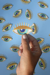 Bügelbild Patch Golden Eye