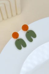 Ohrschmuck Arch Squichy Orange-Olive