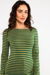 Longsleeve Sweet Sailorette Green Rider Stripes