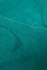 Cord Hose High Waist Olotte Emerald Feather Corduroy Green