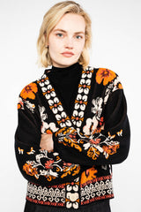 Cardigan Charming Storyteller Opulent Rose Carpet