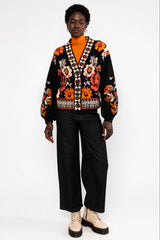 Cardigan Charming Storyteller Opulent Rose Carpet