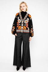 Cardigan Charming Storyteller Opulent Rose Carpet