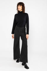 Hose Stereo Rainbow Sailorette Black Line Stripes