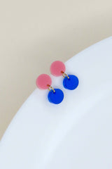 Ohrschmuck Dotty Rose-Blue