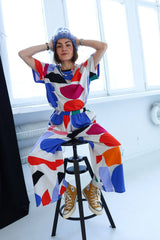 T-Shirt Boxy Happy Shapes