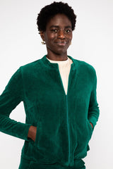 Cardigan Jolly Zip Up Green Grape Taste