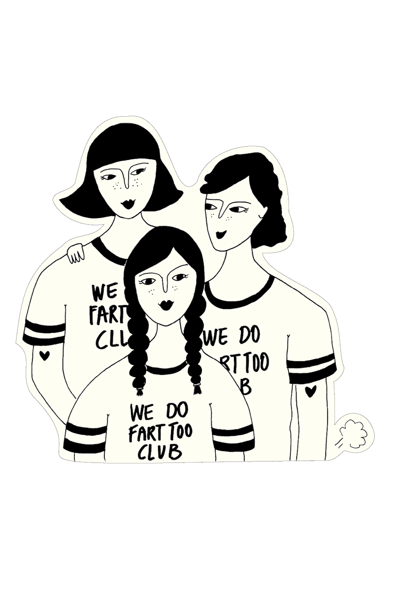 Sticker "We Do Fart Club"