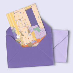 Postkarte "Happy place"