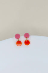Ohrschmuck Dotty Rose-Orange