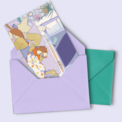 Postkarte "just another love story"