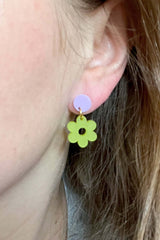 Ohrschmuck Single Daisy Rose-Red