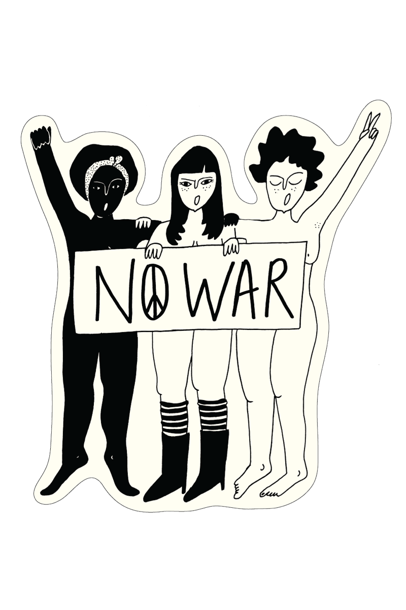 Sticker "No War"