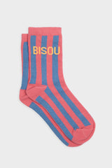 Socken Striped Bisou